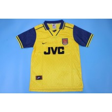 Arsenal 96/97 Away Yellow Soccer Jersey